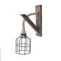 Opviq PP151 Lámpara de Mesa Moderna e Industrial en Negro y Beige